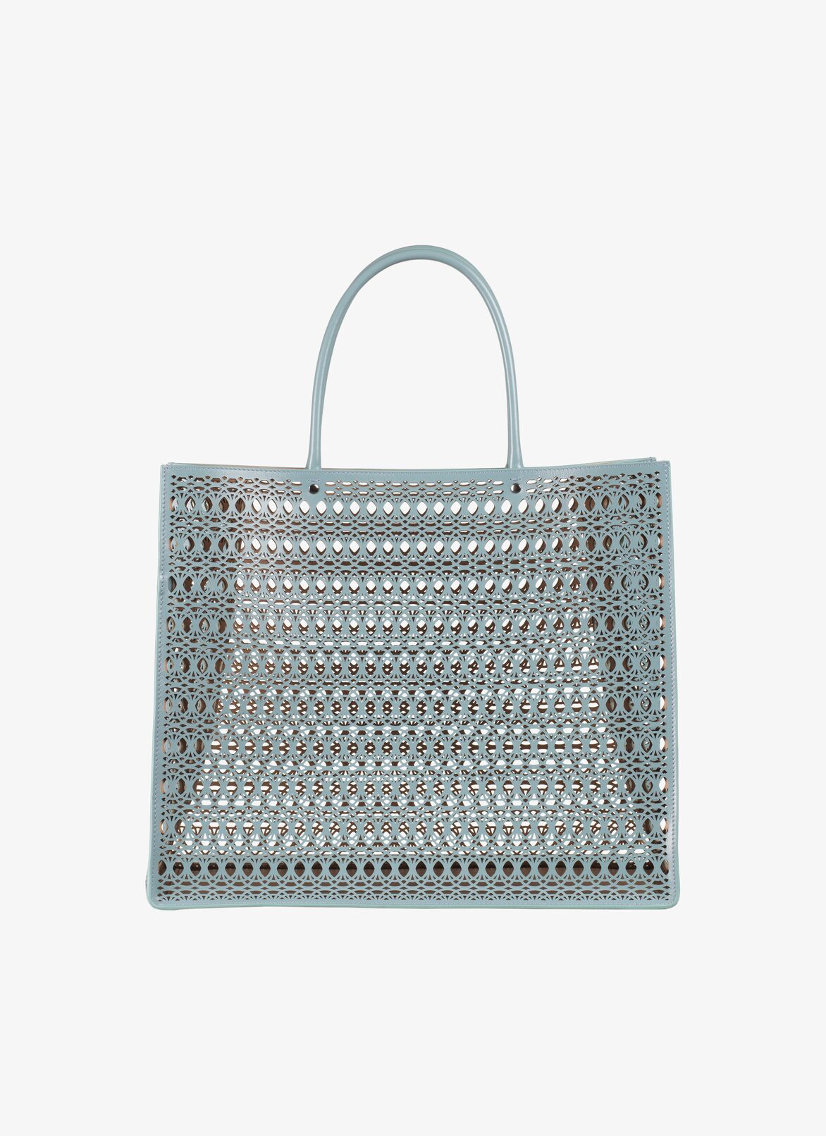 Garance 36 Tote Bag ALAÏA LAGOON BLUE GARANCE 36 TOTE BAG